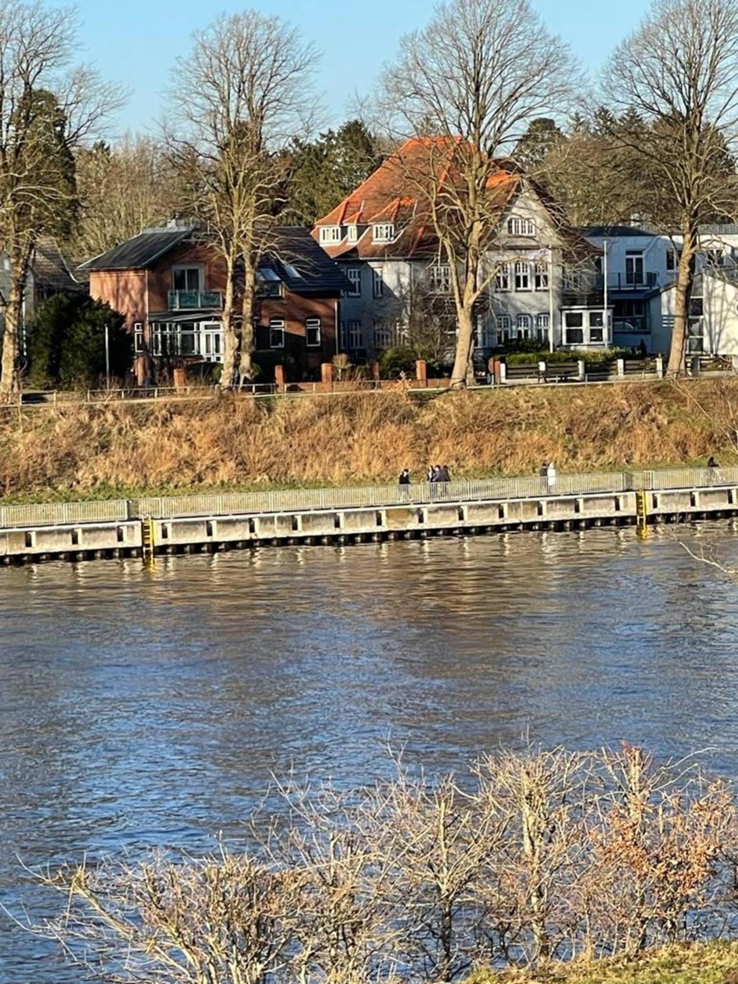 Kanalsuite Direkt Am Nord-Ostsee-Kanal Westerronfeld Eksteriør bilde